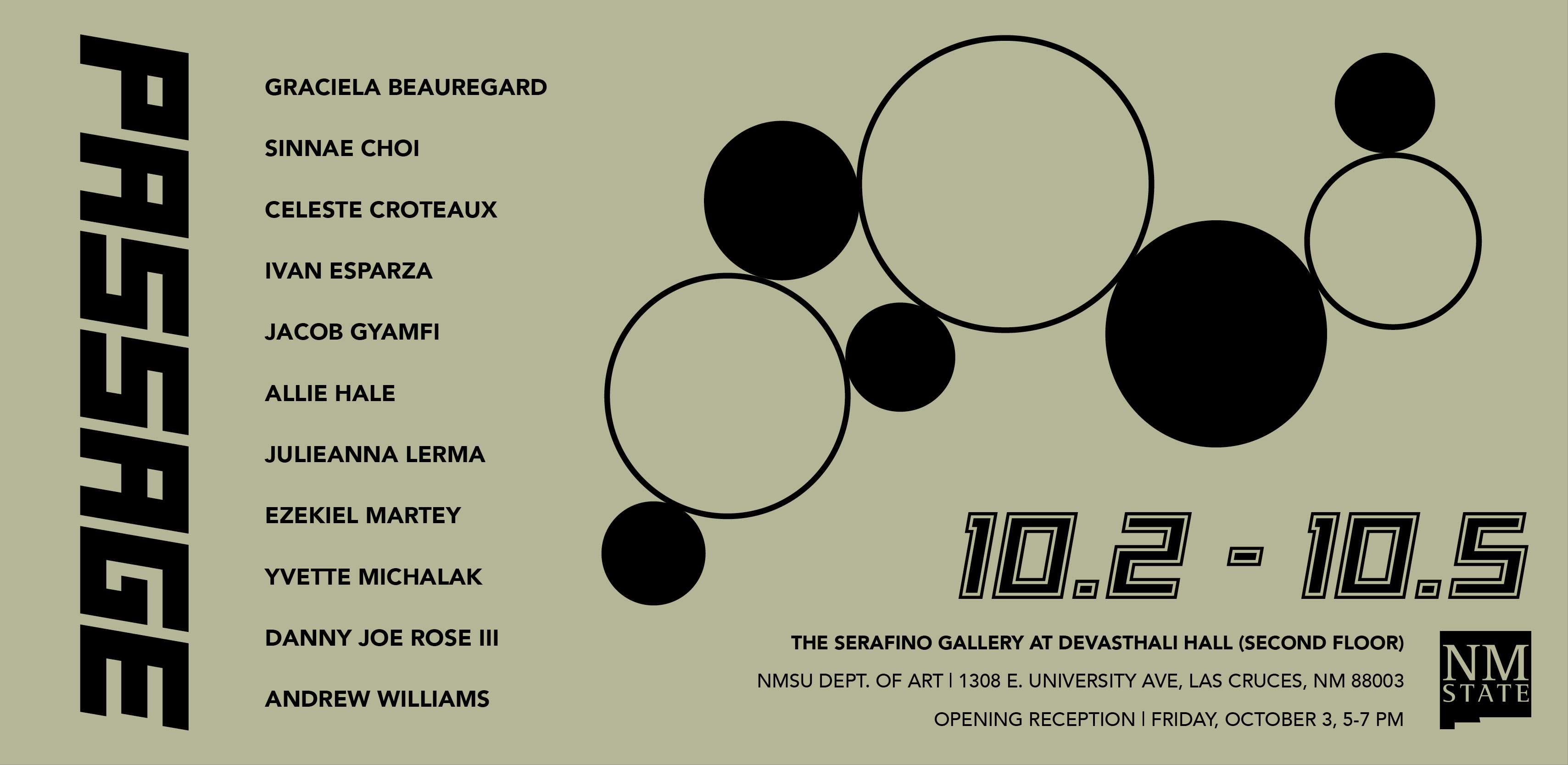 Passage Exhibition flyer