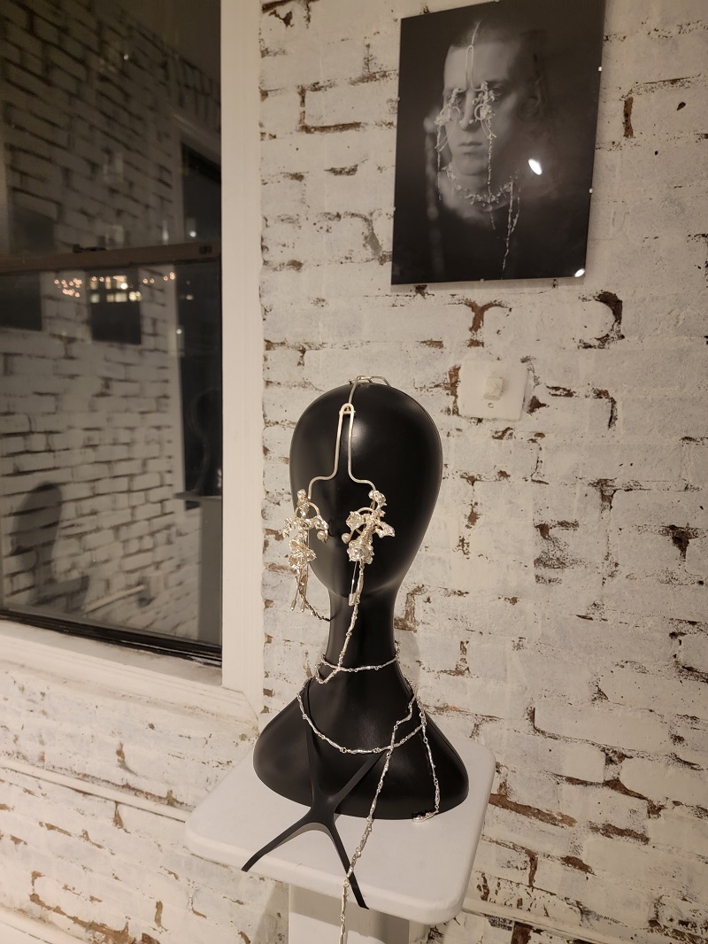 Students at Jewelry week exhibition